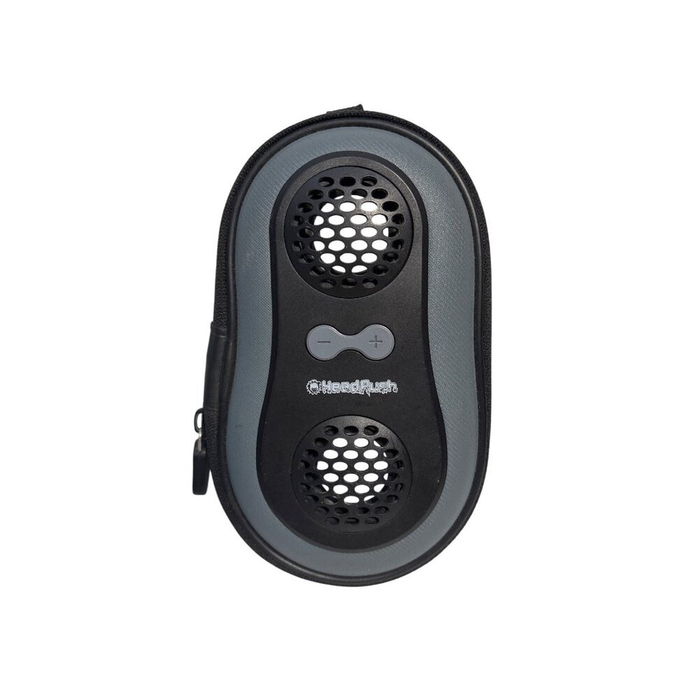 Head Rush Portable Travel Speaker Case With Built-In Speaker And Aux Cable